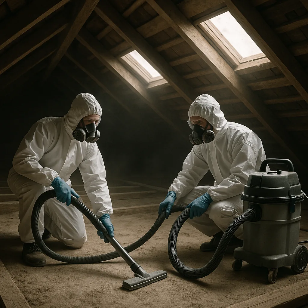 Décontamination de combles, greniers et espaces confinés