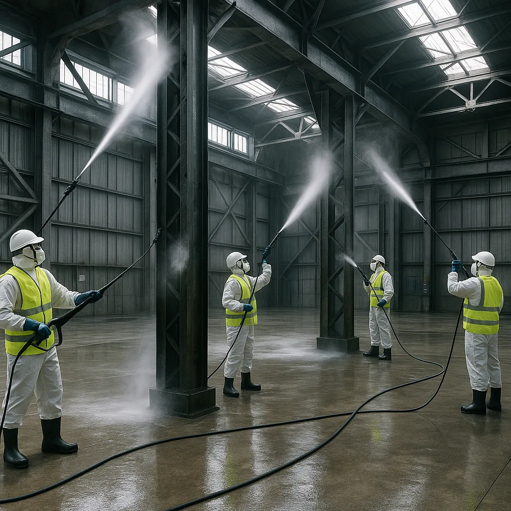 Nettoyage de sites industriels et ouvrages d'art
